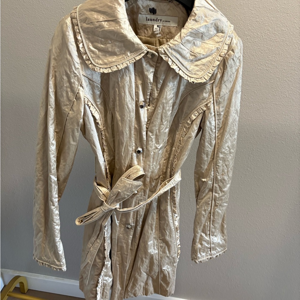 Laundry by Design Champagne Satin Jacket
